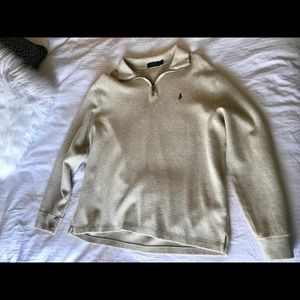Men’s Polo Ralph Lauren half zip sweater.